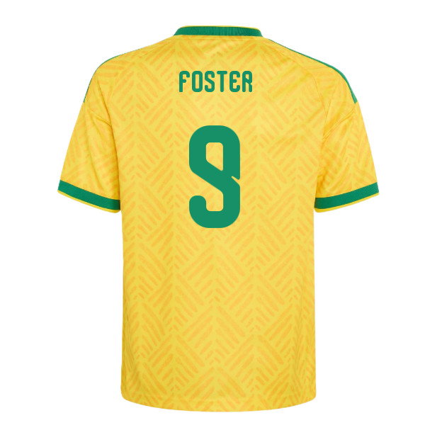 2026-2027 South Africa Home Shirt (Kids) (Foster 9)-SoccerKits Hub | Buy Soccer Jerseys Online